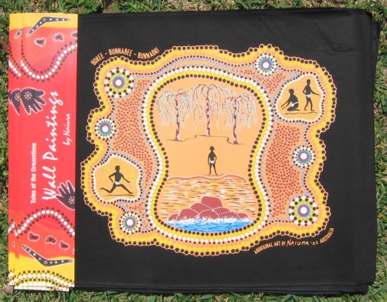 Australian Aboriginal art print on canvas - Boree - Bunnabee - Bunnabri (North Head)