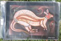 Great Kangaroo Aboriginal art print based on Aboriginal tale