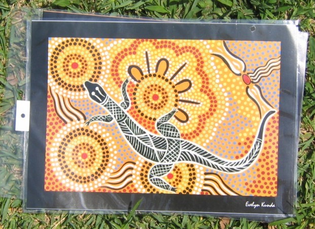 Goanna people - Aboriginal art print