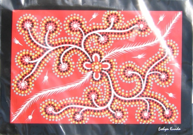 Aboriginal&nbsp;Art Print - The Tnatanja Pole
