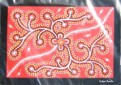 Aboriginal art print based on Aboriginal tale - The Tnatanja Pole