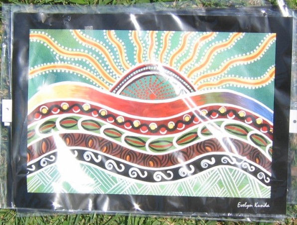 Aboriginal&nbsp;Art Print The Birth of the Sun