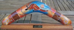 aboriginal art boomerang