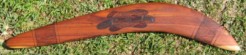 Heavy hunting boomerang, Mulga wood
