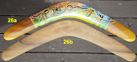 Huge 26 inch boomerangs